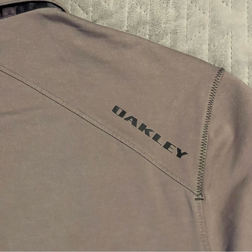 Oakley camo trim polo shirt mens large NWOT gray - Picture 5 of 15